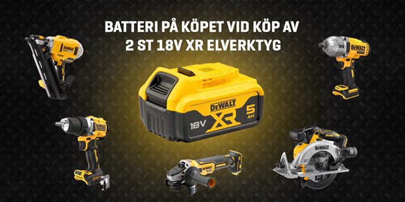 dewalt 18V batteri